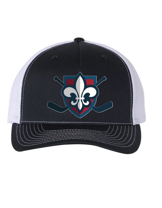 Manadvantage Hockey Large Logo Snap Back Hat Youth