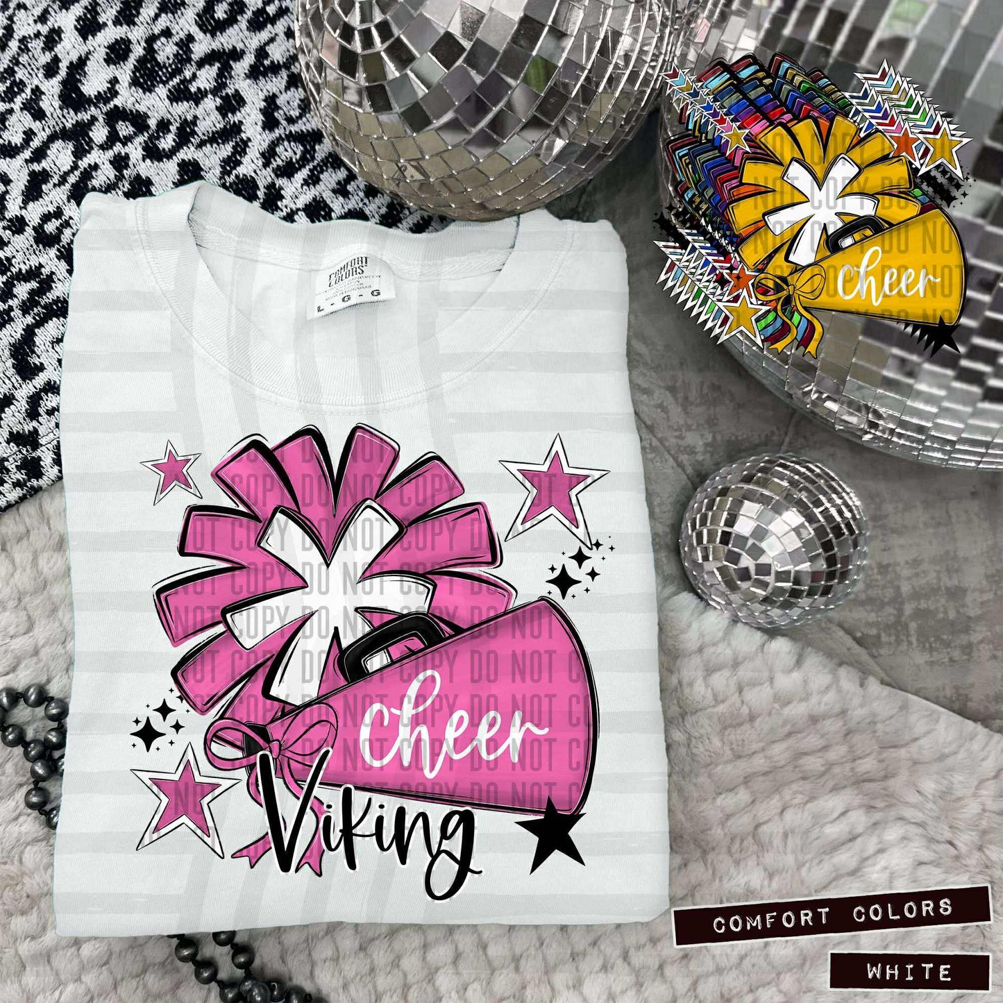 Pink October Vikings Cheer