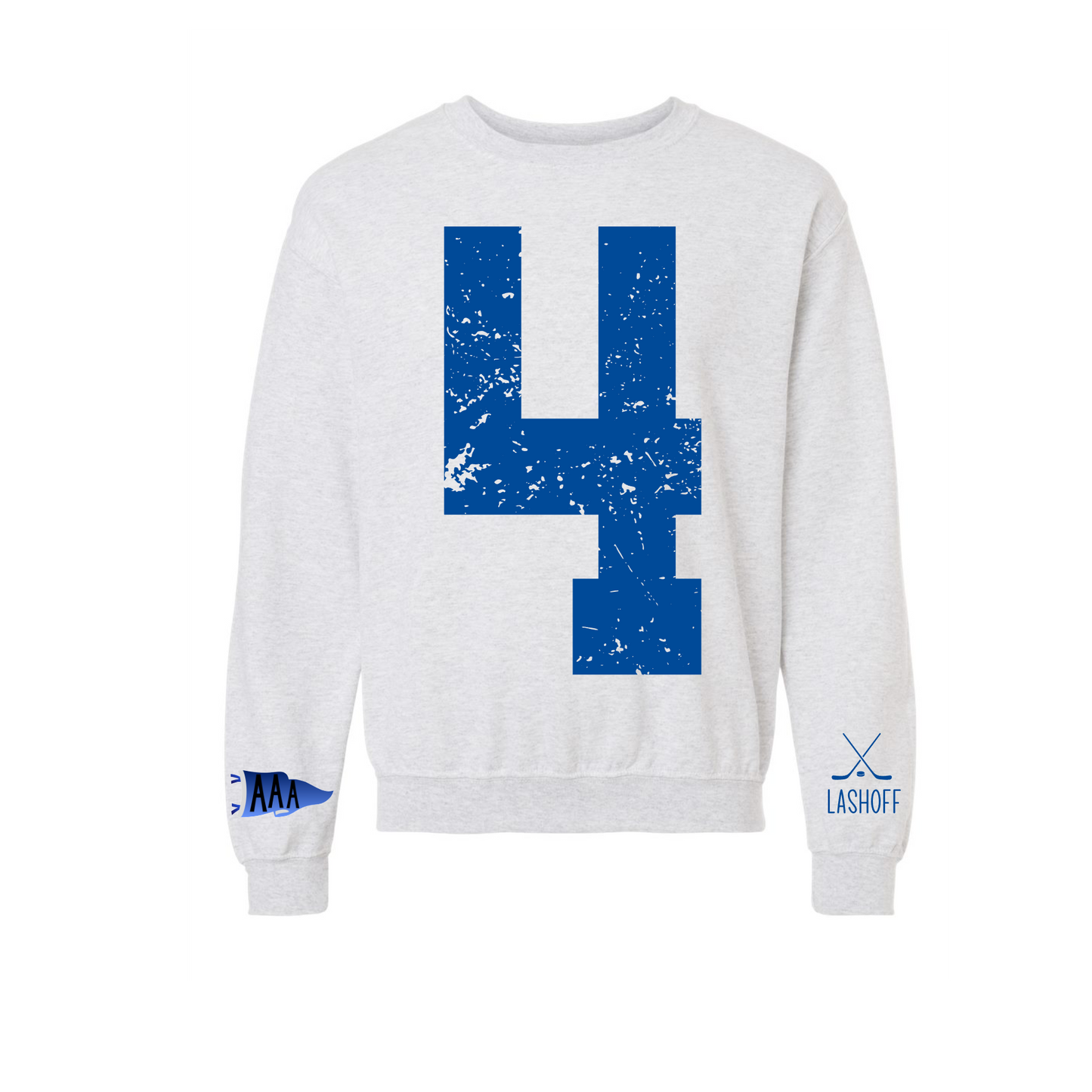 AAA Blues Vintage Number Crewneck