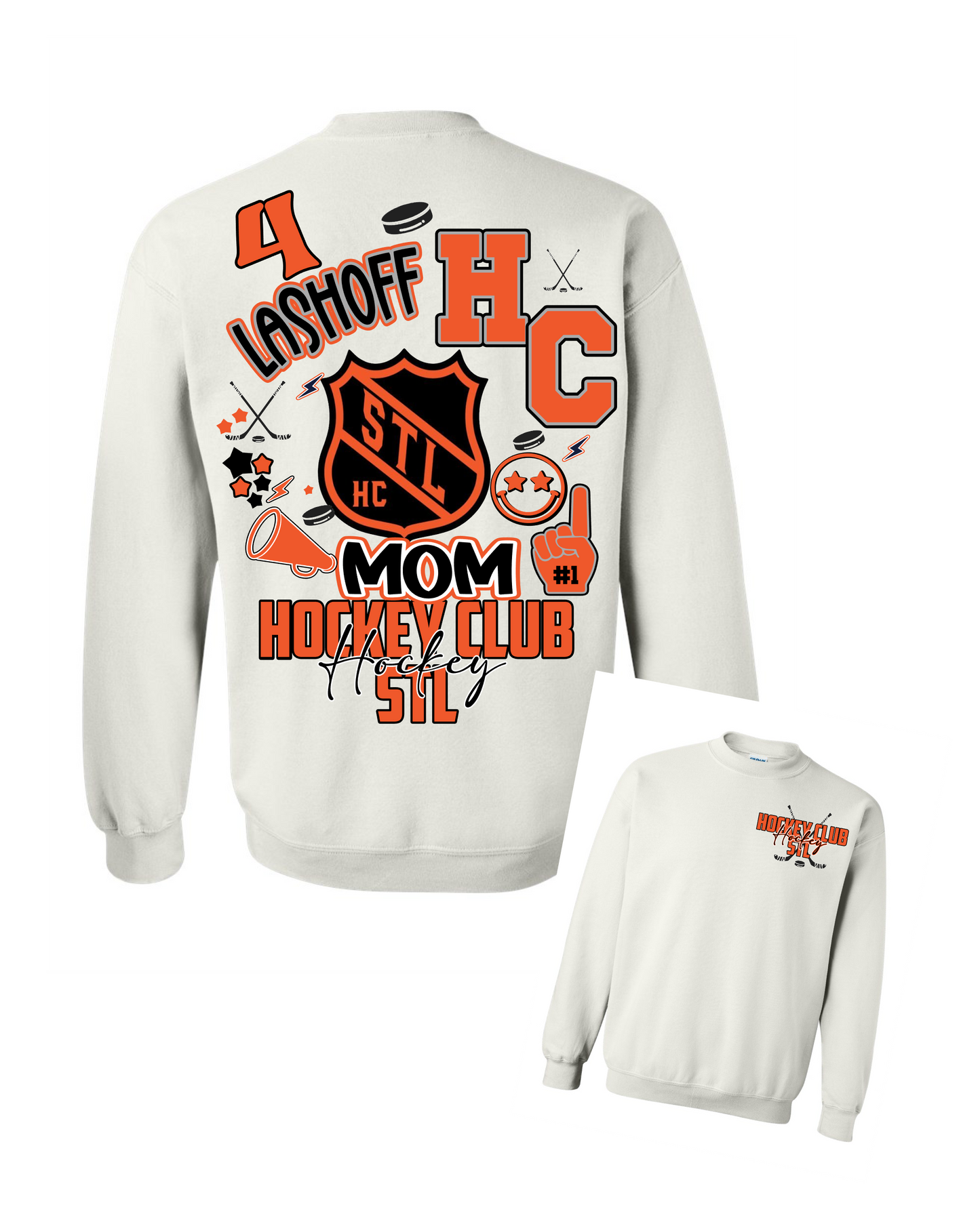 Hockey Club STL Collage Crewneck YOUTH