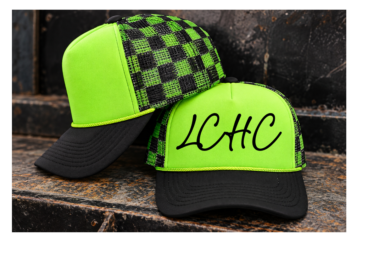 LCHC 3-D PUDD VINYL CHECKERED HAT