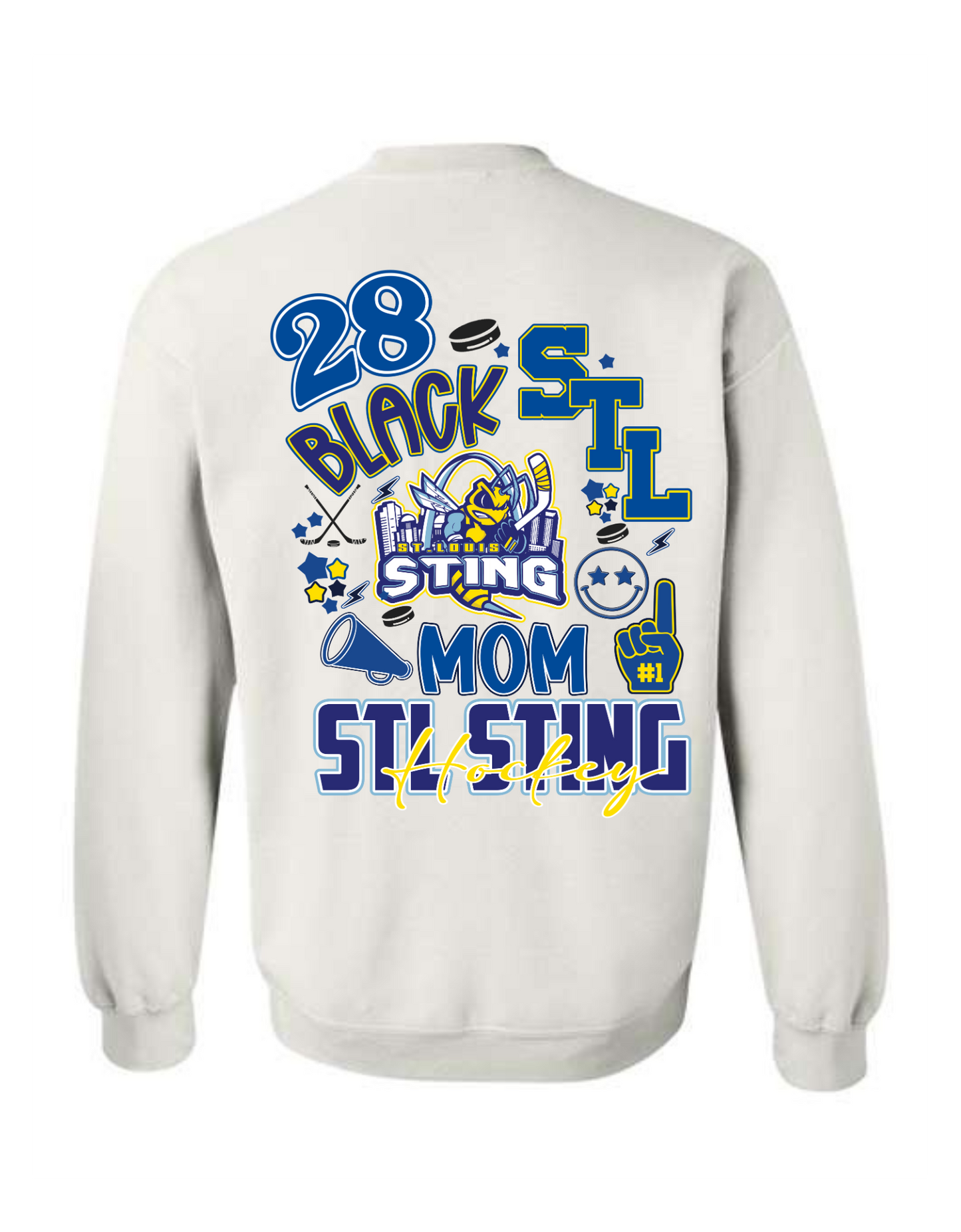 STL Sting Hockey Collage Crewneck