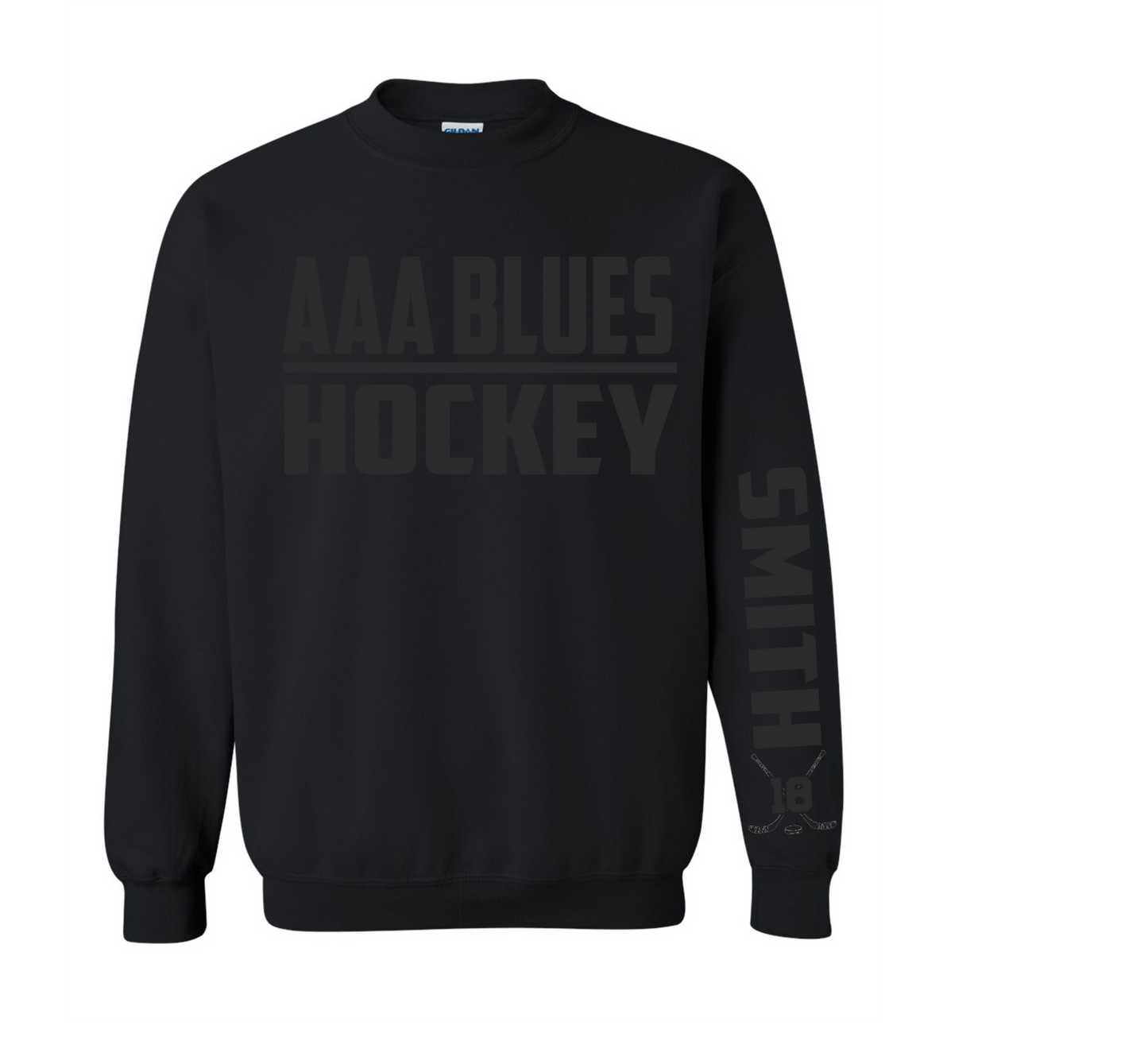 AAA Blues Monochromatic Crewneck
