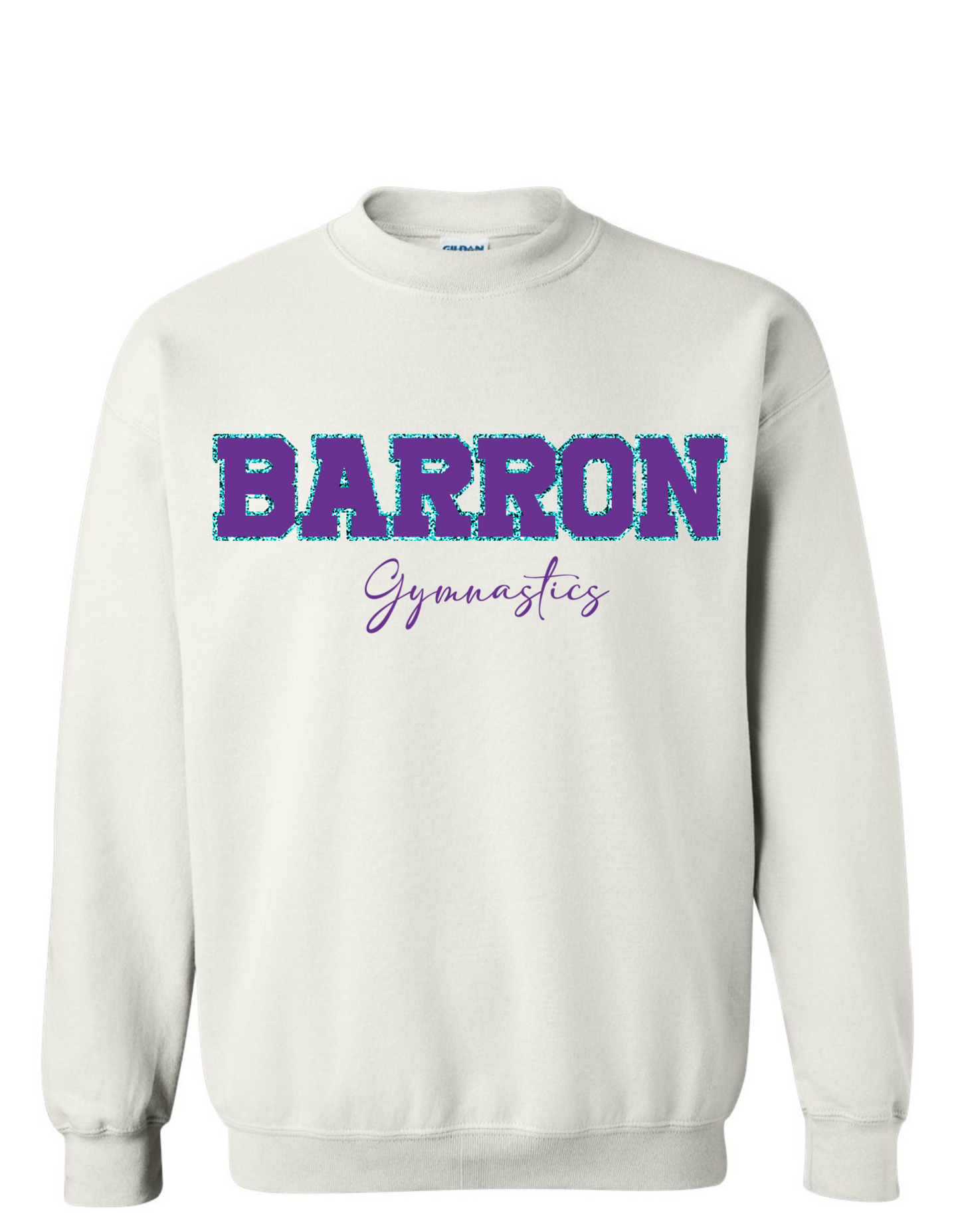 Barron puff and glitter crewneck