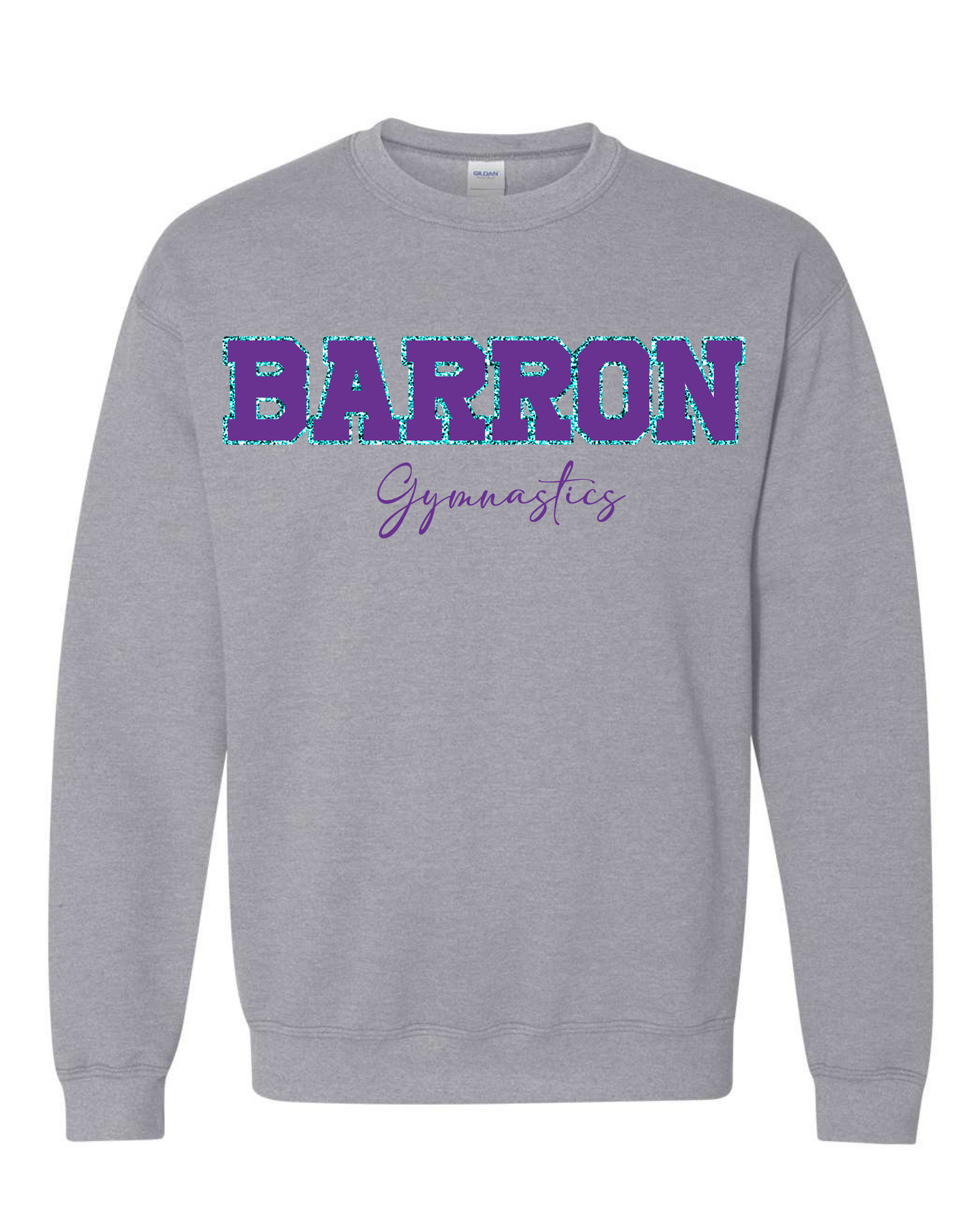 Barron puff and glitter crewneck