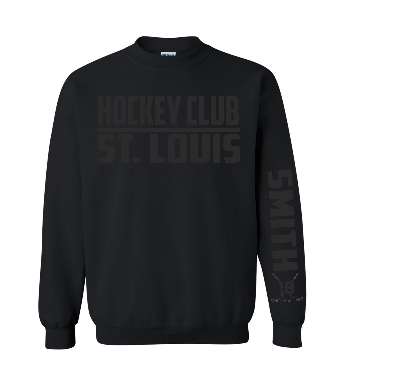 St. Louis Hockey Club Monochromatic puff crewneck