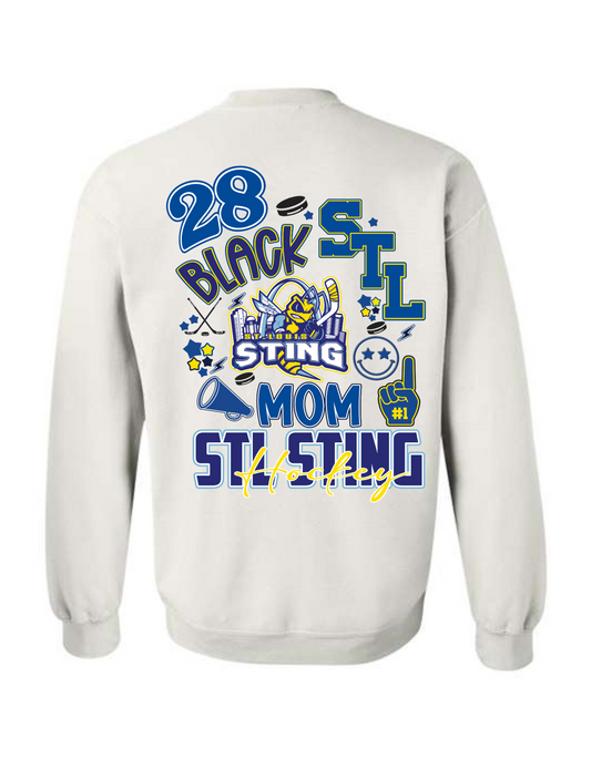 STL Sting Hockey Collage Crewneck