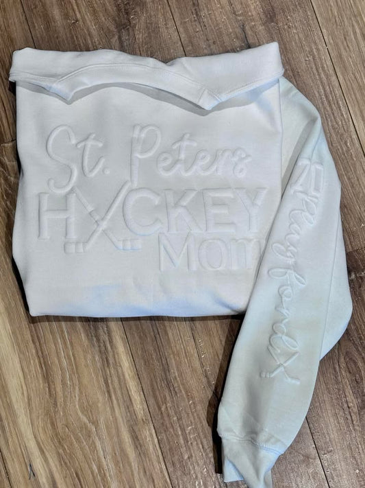 St. Peters Hockey Mom Monochromatic Crewneck