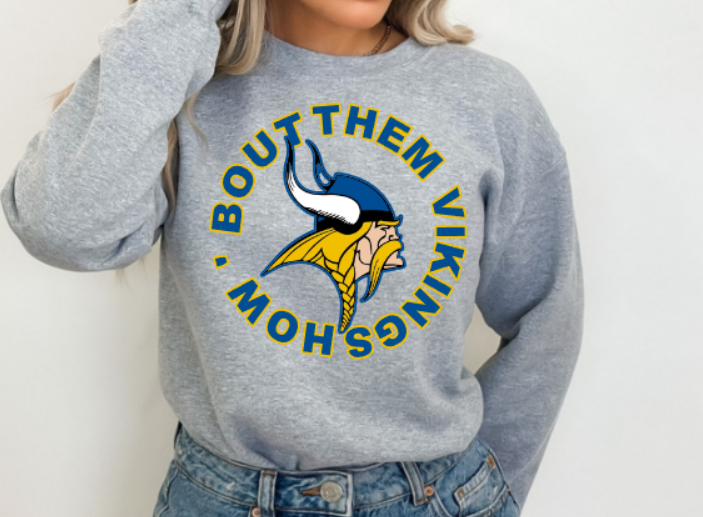 ADULT HOW 'BOUT THEM VIKINGS CREWNECK