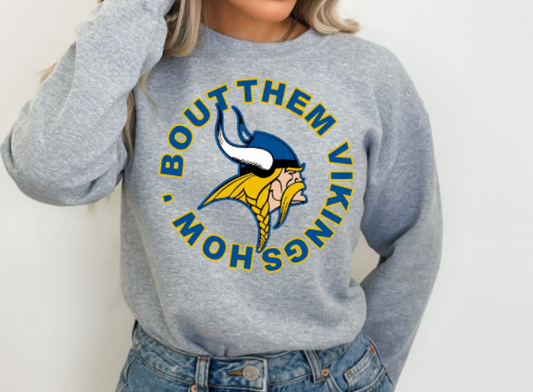 ADULT HOW 'BOUT THEM VIKINGS CREWNECK