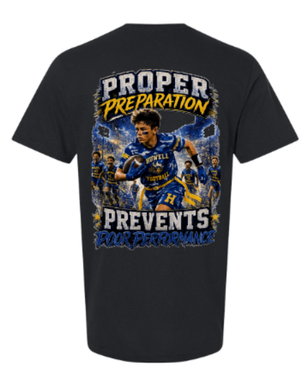 YOUTH-PROPER PREPERATION NM BOYS FLAG FOOTBALL T SHIRT