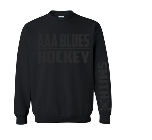 AAA Blues Monochromatic Crewneck