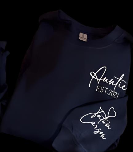 Auntie Est. Personalized Crewneck