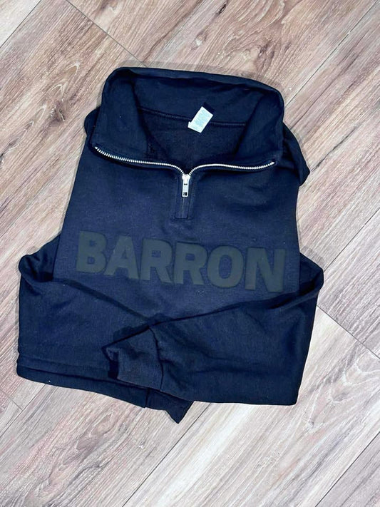 Barron monochromatic Quarter-Zip Sweatshirt