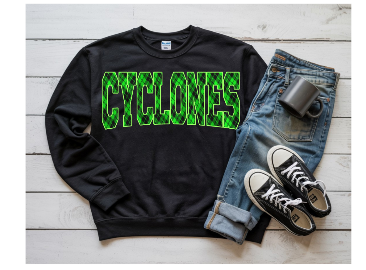 CYCLONES GINGHAM EBROIDERED