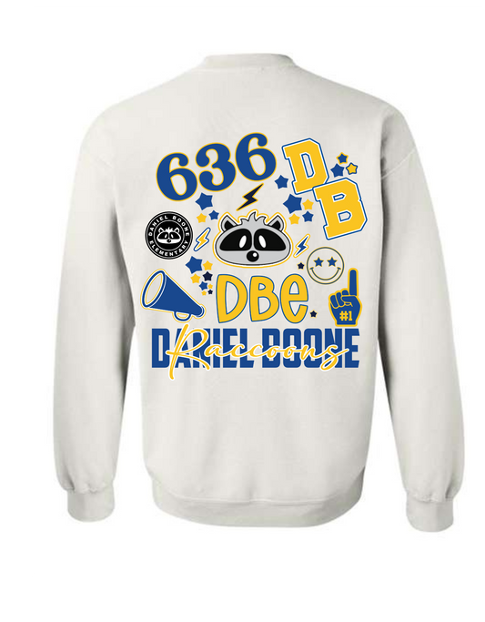 Daniel Boone Collage crewneck