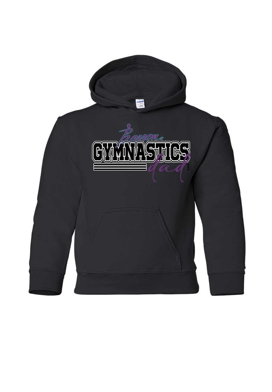 Barron gymnastics Dad Hoodie