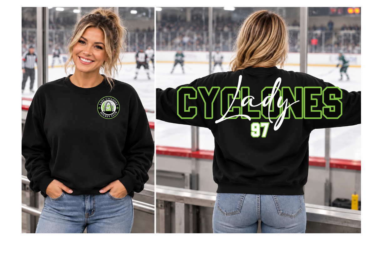 Cyclones Full back crewneck