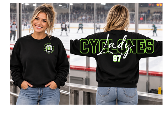 Cyclones Full back crewneck