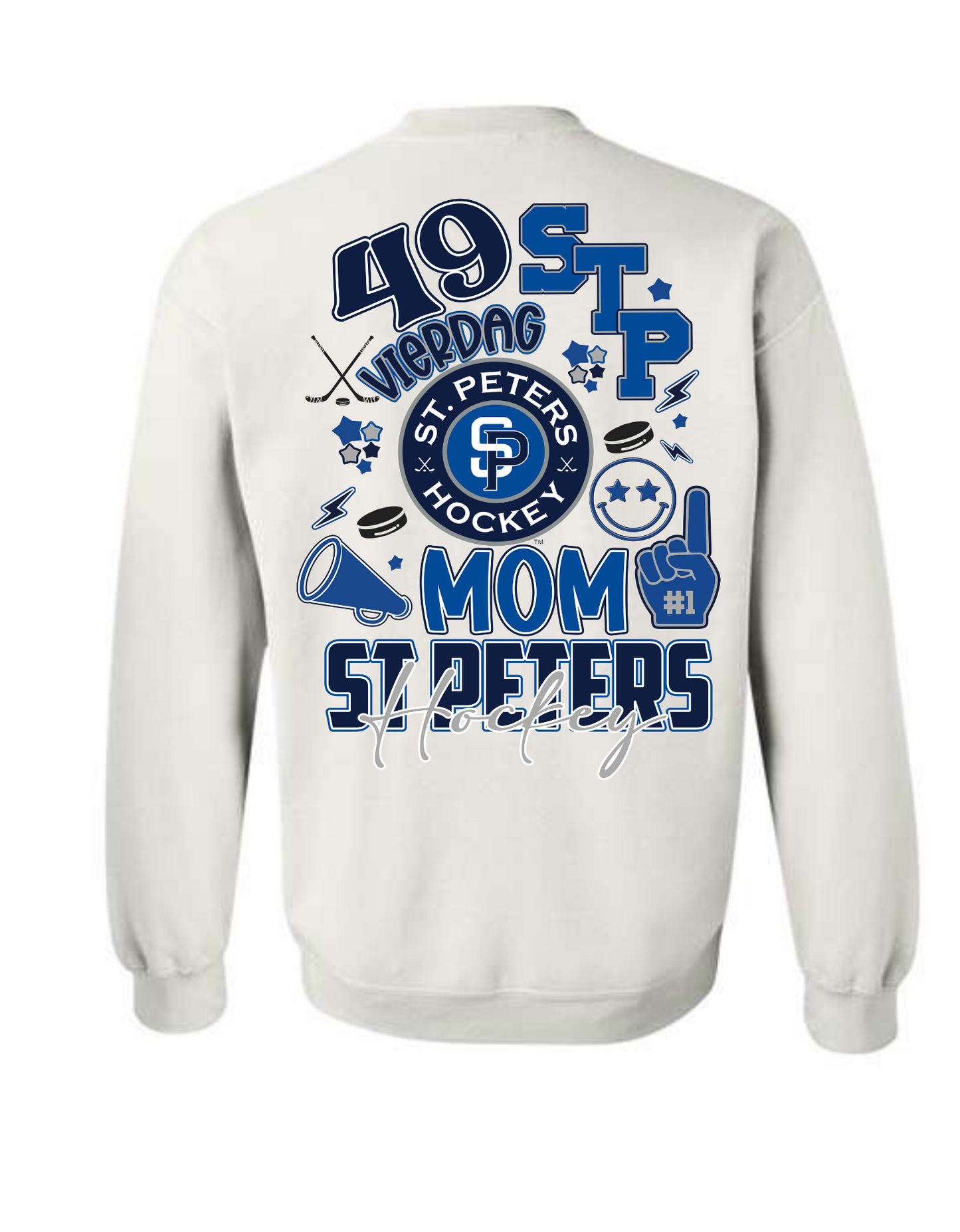 ST Peters Hockey Collage Crewneck Youth