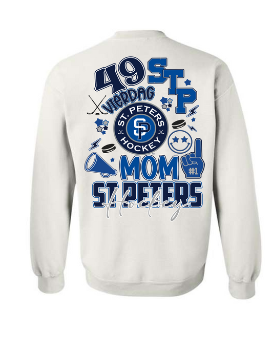 ST Peters Hockey Collage Crewneck Youth